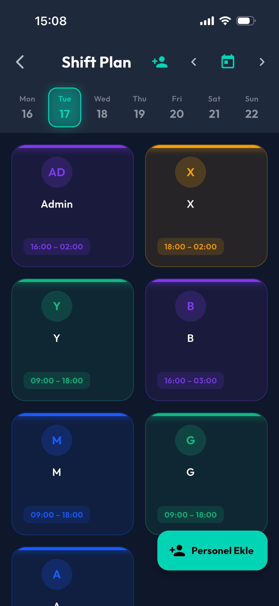 Shifts